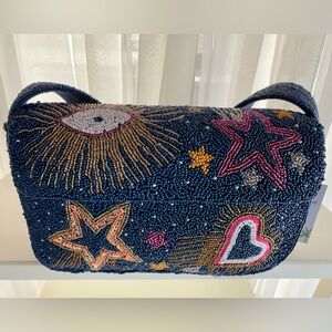 Beaded Celestial Women's Shoulder Bag